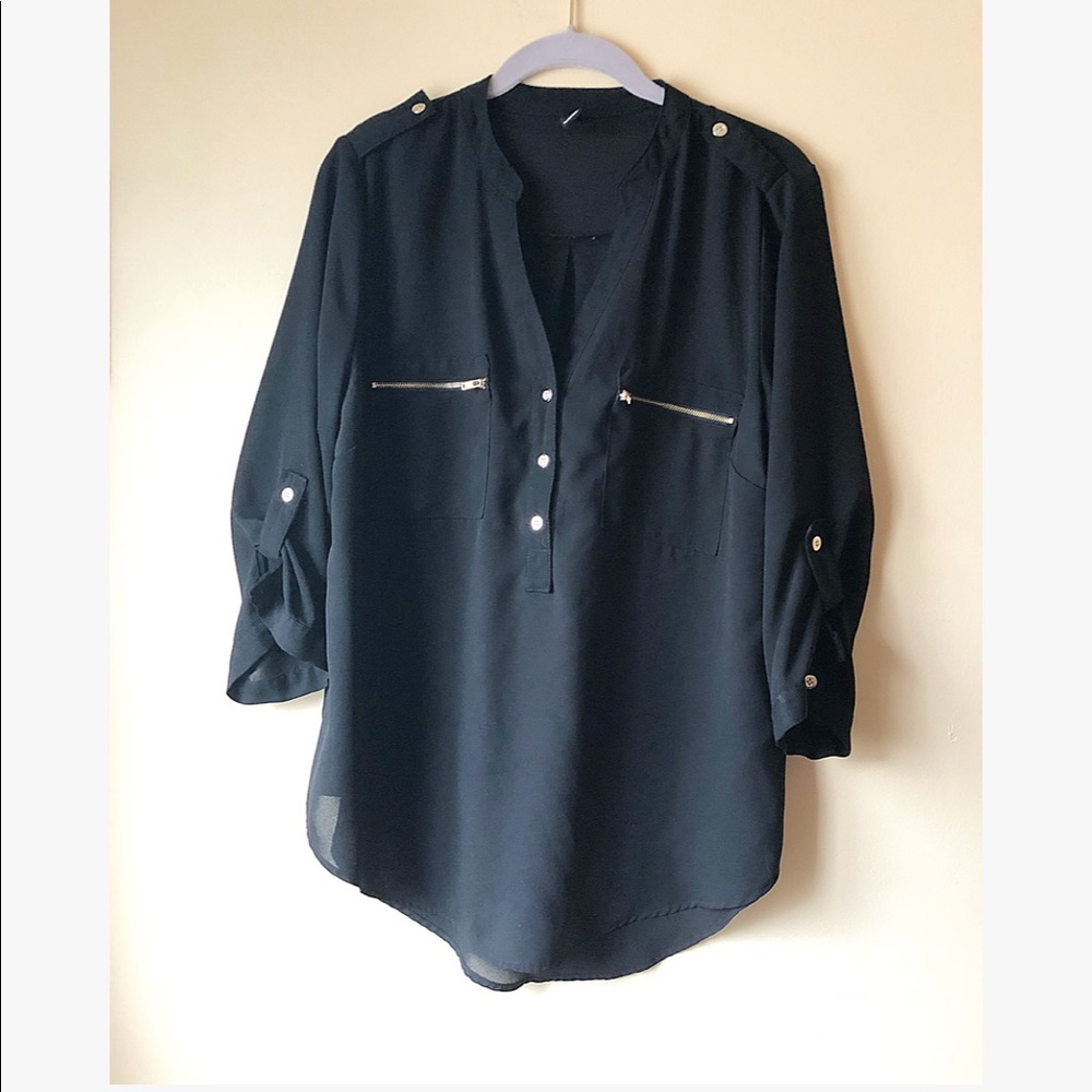 Windsor Blouse in Black